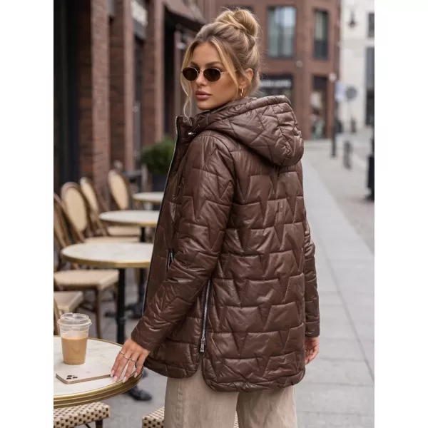  Dámska bunda DSTREET TY5796 HNEDÁ 