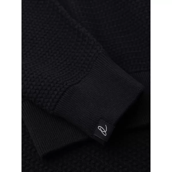  Pánsky sveter OMBRE OM-SWSW-0119 BLACK 