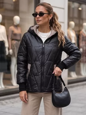 Dámska bunda DSTREET TY5786 ČIERNA