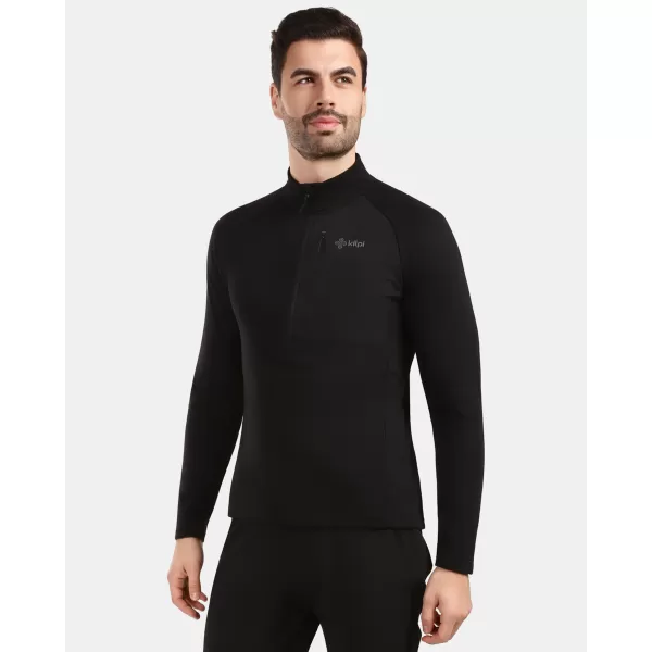  Pánska fleece mikina KILPI MONTALE-M 1M0203KI ČIERNA 