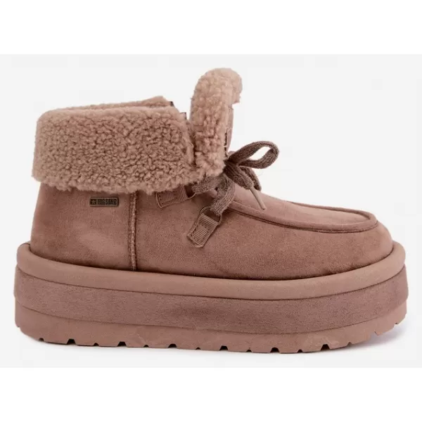  Dámske snehule BIG STAR SHOES UU274215 BEIGE 