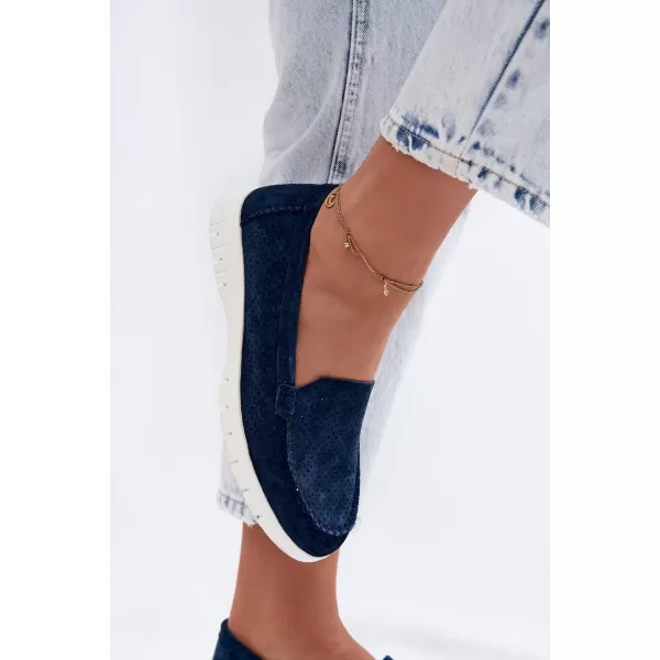  Dámske mokasíny VINCEZA 95360 BLUE 
