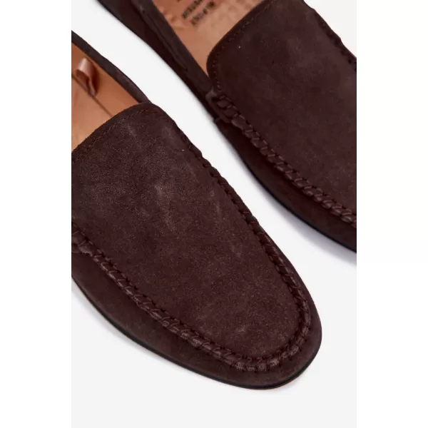  Pánske mokasíny BIG STAR SHOES TT174202 BROWN/BEIGE 