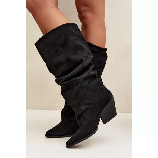  Dámske čižmy BOTO 2580A-1 BLACK 
