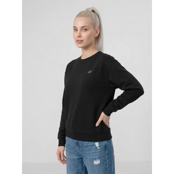  Dámska mikina 4F WMM00TSWSF2534 DEEP BLACK 