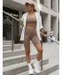 Dámske kraťasy DSTREET SY0582 KARAMELOVÁ