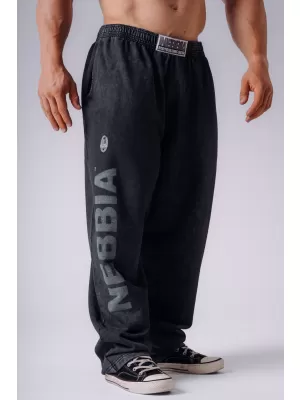 Pánske nohavice NEBBIA OLYMPIA PUMP COVER 954 BLACK