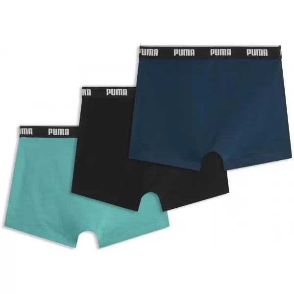  Pánske boxerky PUMA MEN BOXERS 3P 94713011 GREEN COMBO 
