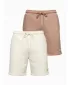 Pánsky set kraťas OMBRE Z129 CREAM/LIGHT BROWN