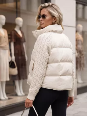 Dámska bunda DSTREET TY5929 BÉŽOVÁ