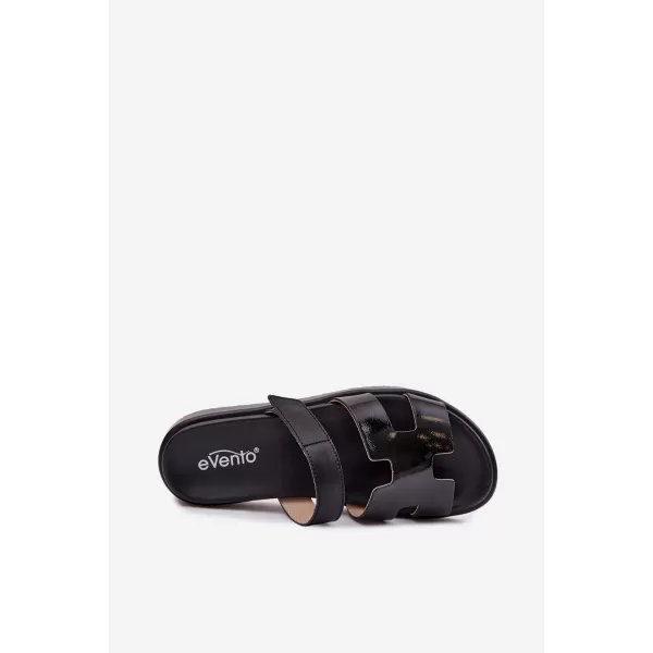  Dámske šľapky BOTO 26SD18-9807 BLACK 