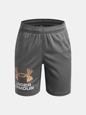 Chlapčenské kraťasy UNDER ARMOUR TECH LOGO SHORTS 1383333-709 ZELENÁ