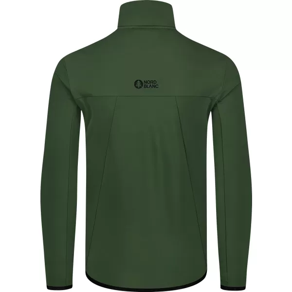  Pánska powerfleece mikina NORDBLANC MORASS NBSFM8335 ZELENÁ 