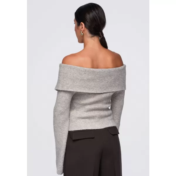  Dámsky sveter OMBRE OW-SW-E0011 TAUPE 