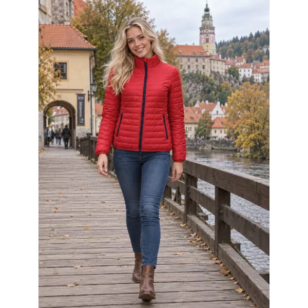  Dámska bunda MALFINI PHANTOM 541 ČERVENÁ 