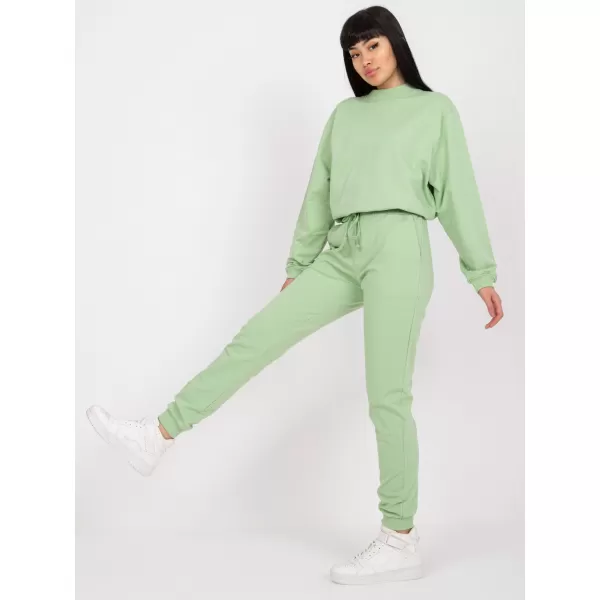  Dámske tepláky BASIC FEEL GOOD AP-DR-A-003 PISTACHIO 