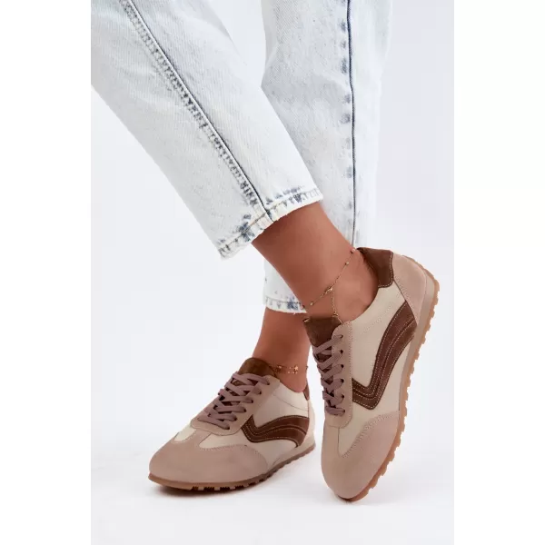  Dámske tenisky ZAZOO N1400/ BROWN 