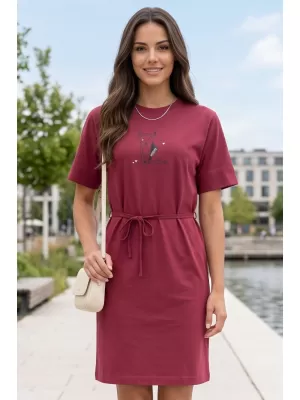 Dámske šaty ALTISPORT ALW091816 GARNET