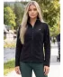Dámska fleece mikina ALTISPORT ALW002852 ČIERNOSTRIEBORNÁ