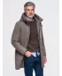 Pánska parka OMBRE OM-COWC-0161 ASH GREY