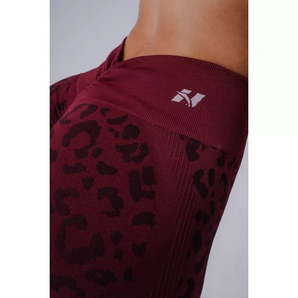  Dámske legíny NEBBIA PRIMAL 849 BORDO LEOPARD 
