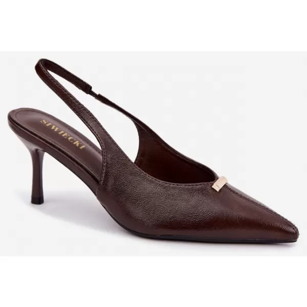  Dámske lodičky BOTO T680 BROWN 