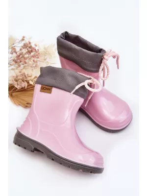 Detské čižmy BOTO 951 PINK RUŽOVÁ/SIVÁ