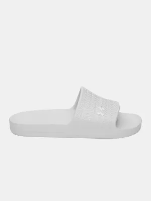 Dámske šľapky UNDER ARMOUR UA W ARMR SLIDE LITE 6007533-014 ŠEDÁ