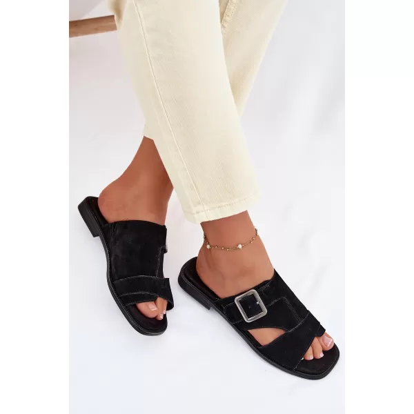  Dámske šľapky BIG STAR SHOES TT274477 BLACK 