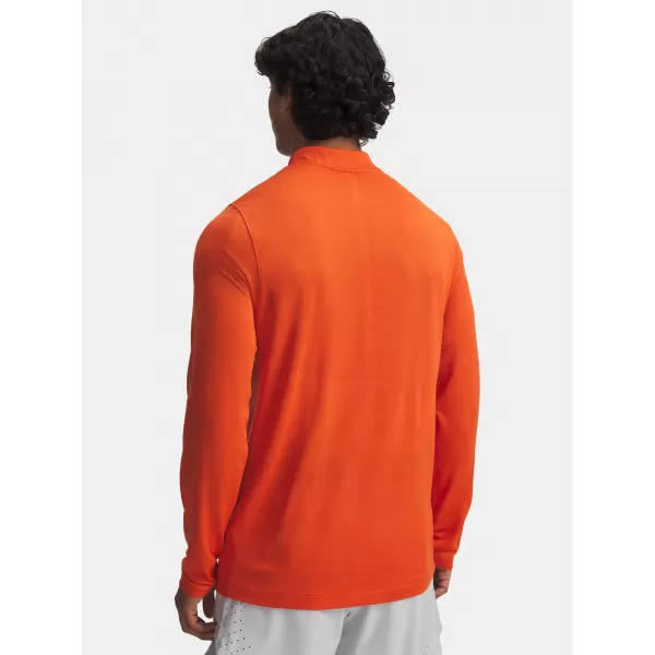  Pánske tričko UNDER ARMOUR VANISH ELITE SEAMLESS 1/4 ZP 1382798-844 ORANŽOVÁ 