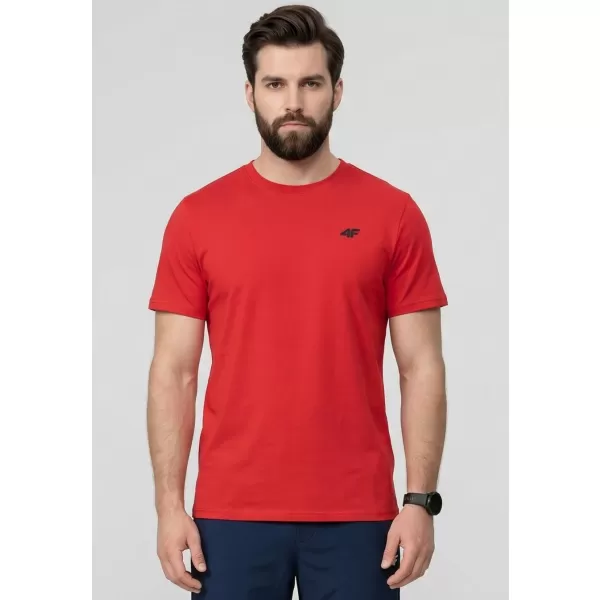  Pánske funkčné tričko 4F WAW25TFTSM1526 RED 