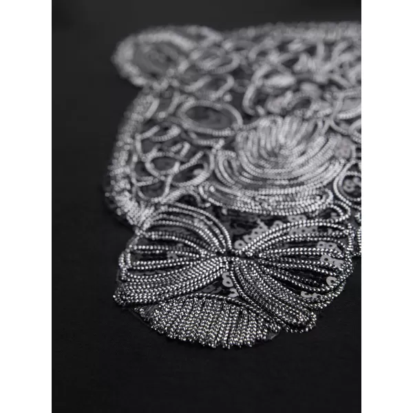  Pánska mikina OMBRE OM-SSNZ-0274 BLACK 