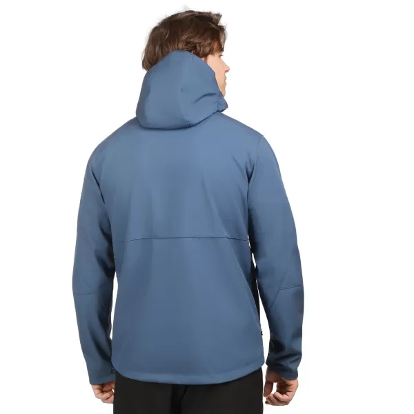  Pánska softshellová bunda ALPINE PRO HOOR 2 DK.METAL BLUE 