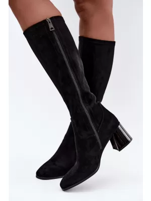 Dámske čižmy VINCEZA 58697 BLACK