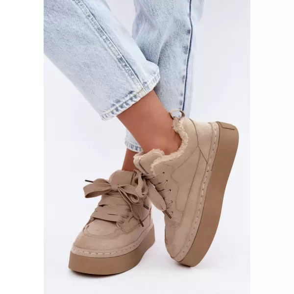  Dámske snehule BIG STAR SHOES UU274187 BEIGE 