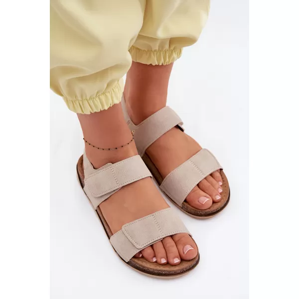  Dámske sandále INBLU AA000070 BEIGE 