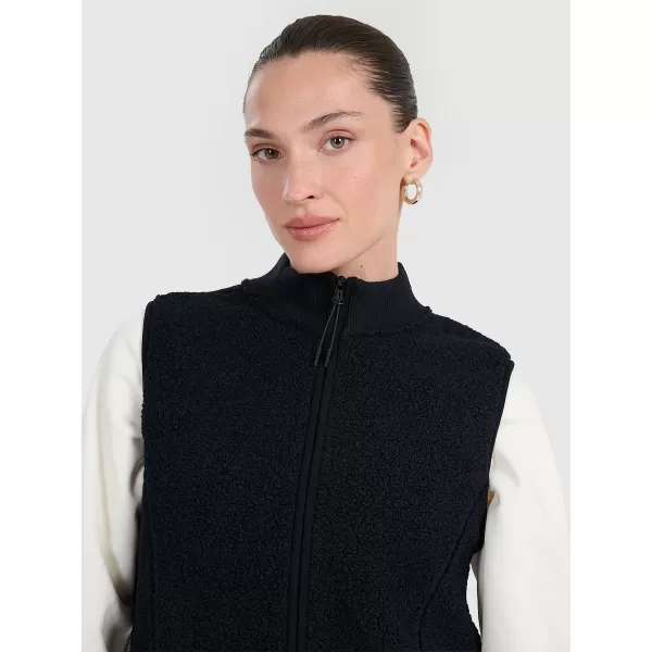  Dámska vesta 4F WAW25TVESF155 DEEP BLACK 