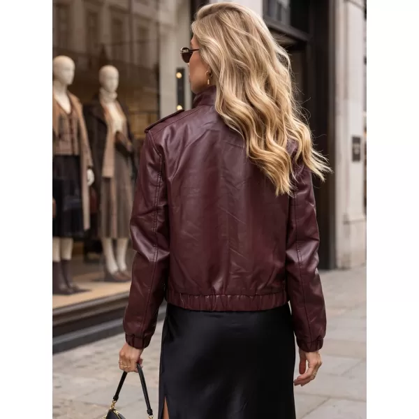  Dámska bunda DSTREET TY5873 BORDO 
