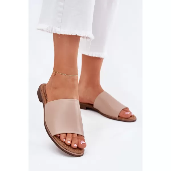  Dámske šľapky BOTO 23SD35-5809 BEIGE 