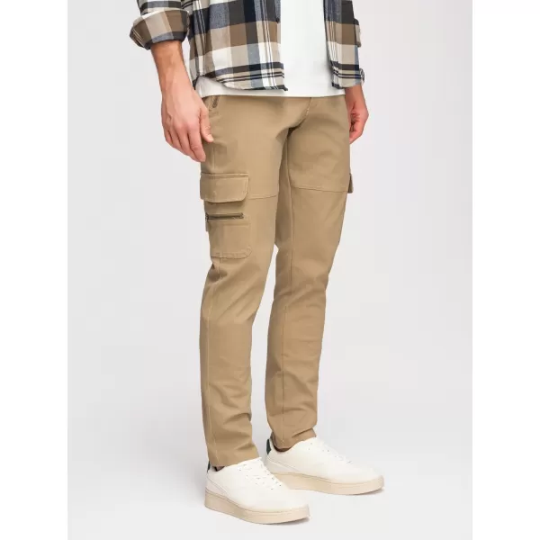  Pánske nohavice OMBRE P1517 KHAKI 