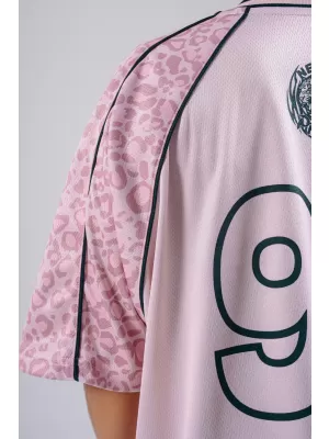 Oversized tričko 97 NEBBIA PRIMAL 862 PINK LEOPARD