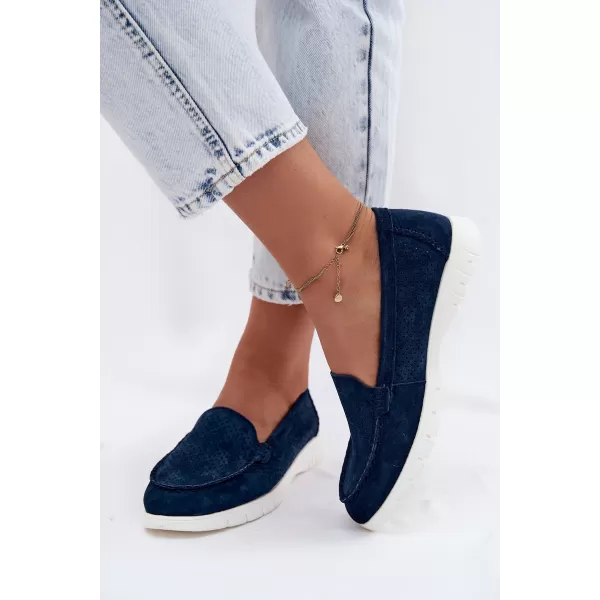 Dámske mokasíny VINCEZA 95360 BLUE 