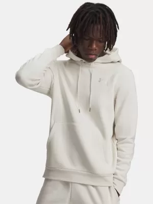 Pánska mikina UNDER ARMOUR ICON FLEECE HOODIE 1373880-110 BIELA
