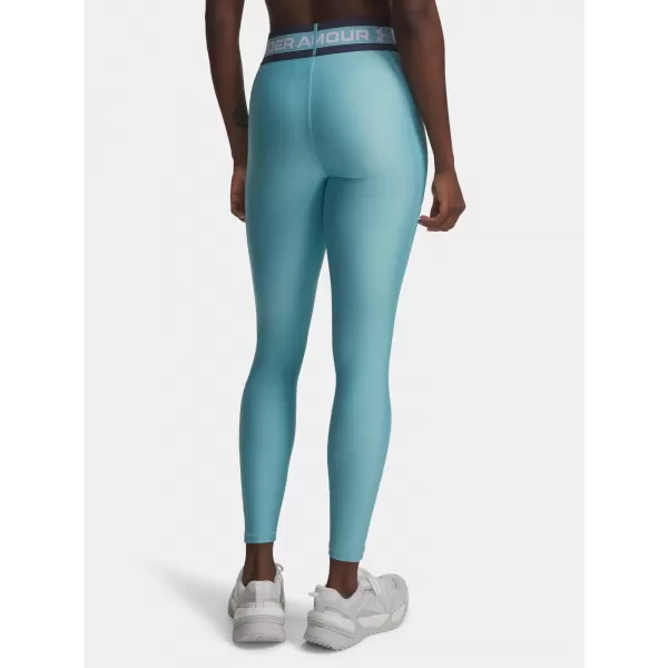  Dámske legíny UNDER ARMOUR TECH BRANDED LEGGING 6009972-425 MODRÁ 
