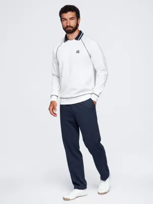 Pánska mikina OMBRE OM-SSNZ-0269 OFF-WHITE