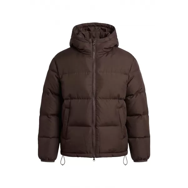  Pánska prešívaná bunda URBAN CLASSICS TB8703-21219 WARM BROWN 