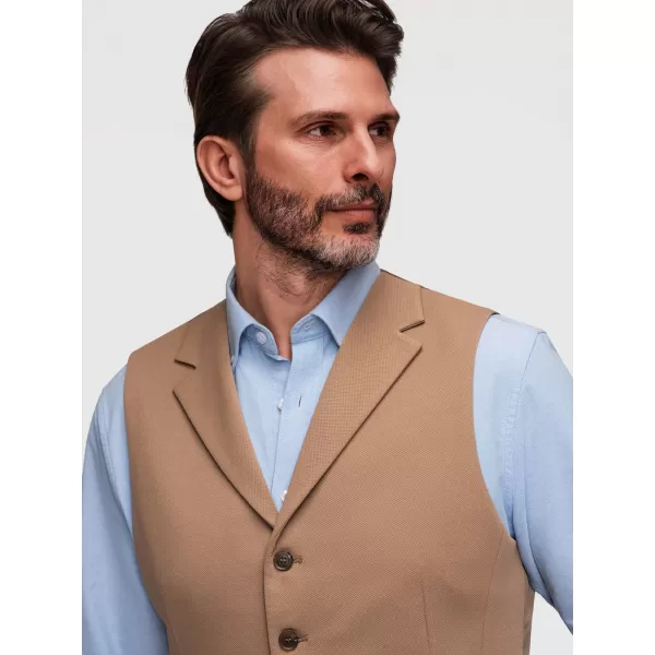  Pánsky kabát OMBRE V66 BROWN 