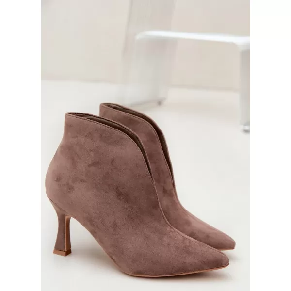  Dámske členkové topánky BOTO 6470 BROWN 