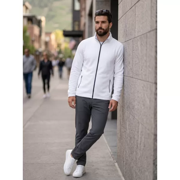  Pánska micro fleece mikina MALFINI FACTOR 852 BIELA 