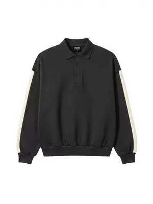 Pánske tričko s golierom URBAN CLASSICS TB8595-00007 BLACK